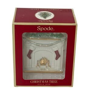 Spode Christmas Tree Ornament Fireplace Our First Home 2015